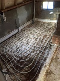 Placing the underfloor heating