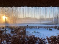 A frozen view from inside